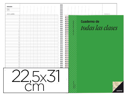 Bloc de Todas las Clases Additio 22,5x31cm.